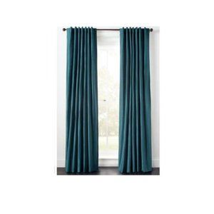 Z Gallerie Vienna Drapery Panels - Peacock (Teal) Color - 2 Panels